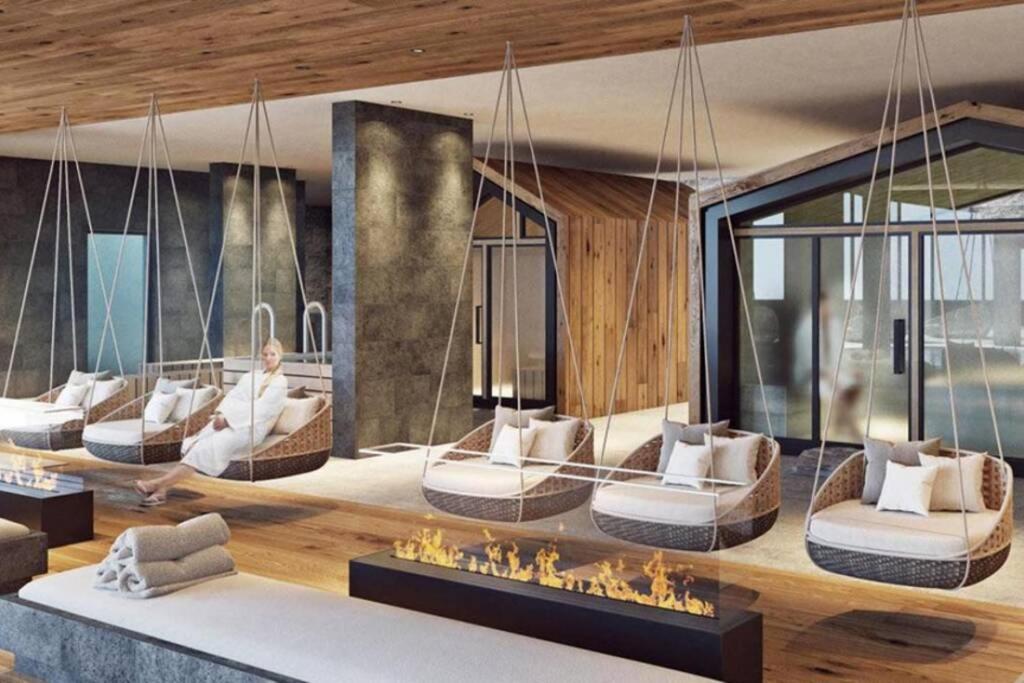 Charmant Studio Renove Situe Dans Les Bains D'Ovronnaz, Immeuble Les Sources Екстер'єр фото
