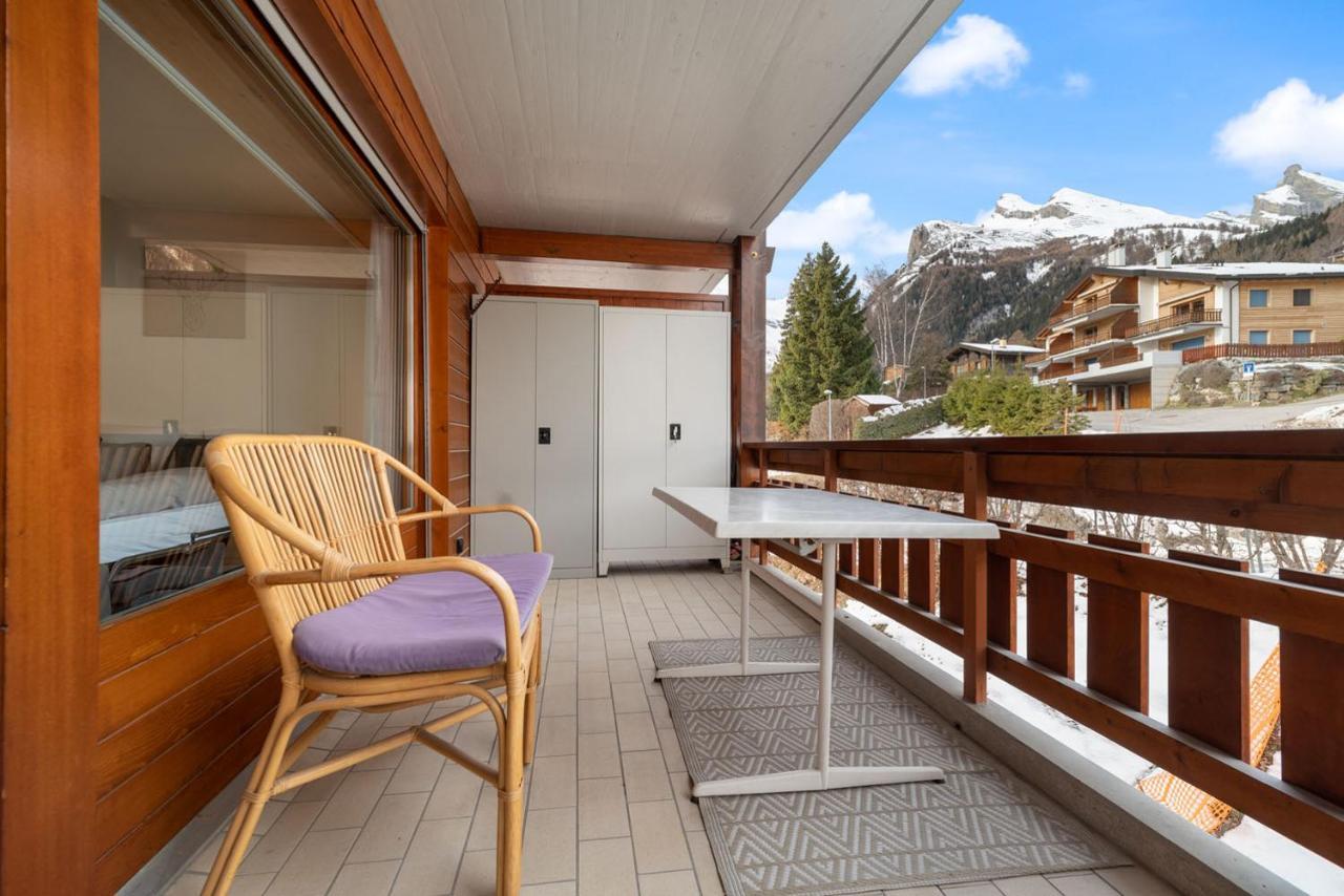 Charmant Studio Renove Situe Dans Les Bains D'Ovronnaz, Immeuble Les Sources Екстер'єр фото